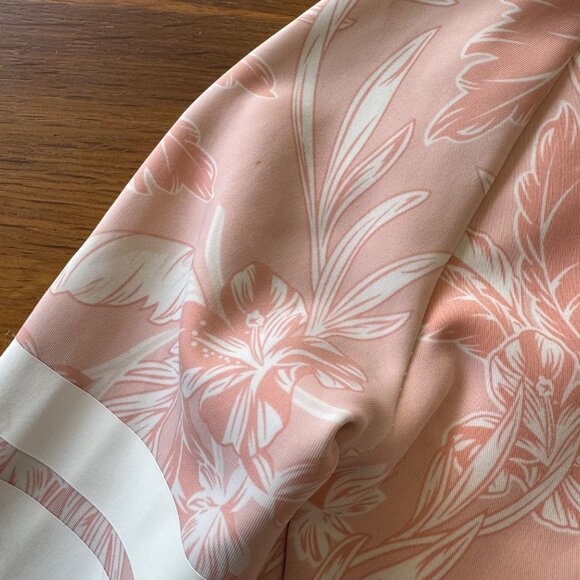 PIPING HOT AUSTRALIA Floral Rash Guard Swimsuit Girls 10 Pink Long Sleeve Swim - Picture 4 of 9